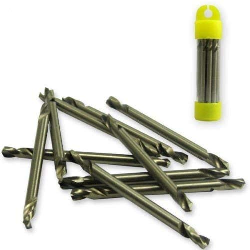 Set 10 Pzas Brocas M35 Cobalto Doble Extremo