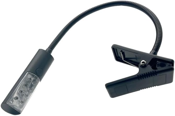 Luz LED flexible magnética para asar al aire libre negro