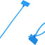 100 Etiquetas Azules para Cables de Nailon