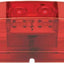 Luz LED multifunción 4.06x1.06pulg kit rectangular rojo