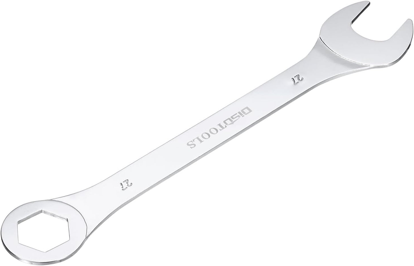 Llave combinada métrica 1.063pulg 6 Pzas cr-v acero cromado plateado