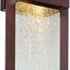 Farol moderno de pared bronce 1 luz halógeno 35 W
