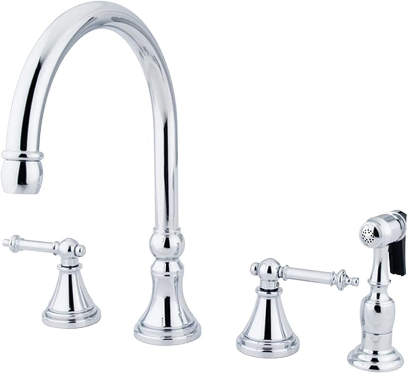 Grifo cocina amplio cromo pulido