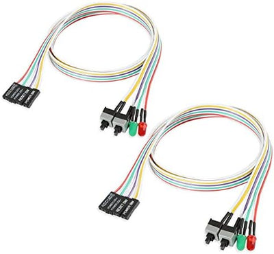 Paquete 3 cajas ATX 27pulg con luces LED rojo y verde