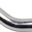 Tubo codo aluminio 45 grados 2" con cuentas para enfriador
