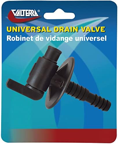 Válvula drenaje universal 3" color negro
