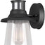 Aplique pared sensor movimiento 1 luz exterior negro mate 30pies