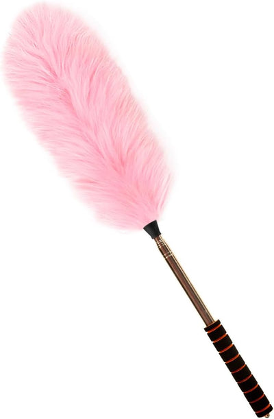 Plumero extensible lana 64pulg acero inox color rosa