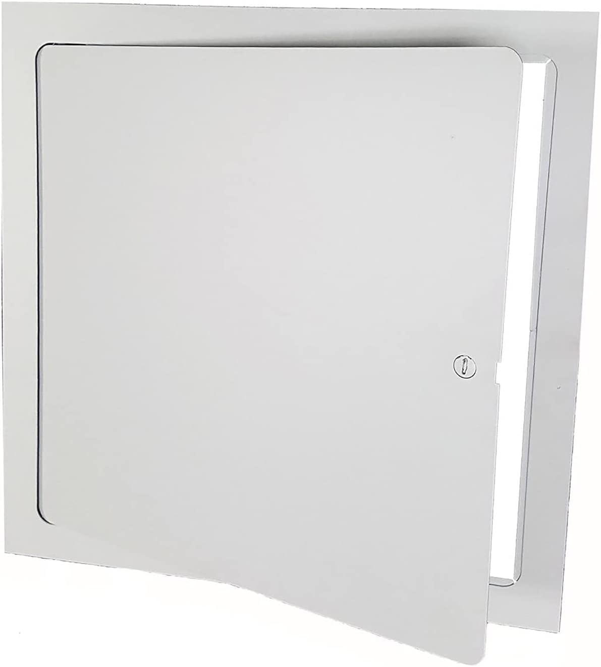 Puerta acceso acero 8x8 pulg recubrimiento blanco