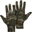 Guantes caza camuflaje ligeros transpirables palma goma OSFM