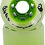 Ruedas skate interiores exteriores 62x38pulg verde