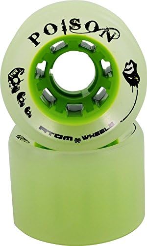 Ruedas skate interiores exteriores 62x38pulg verde