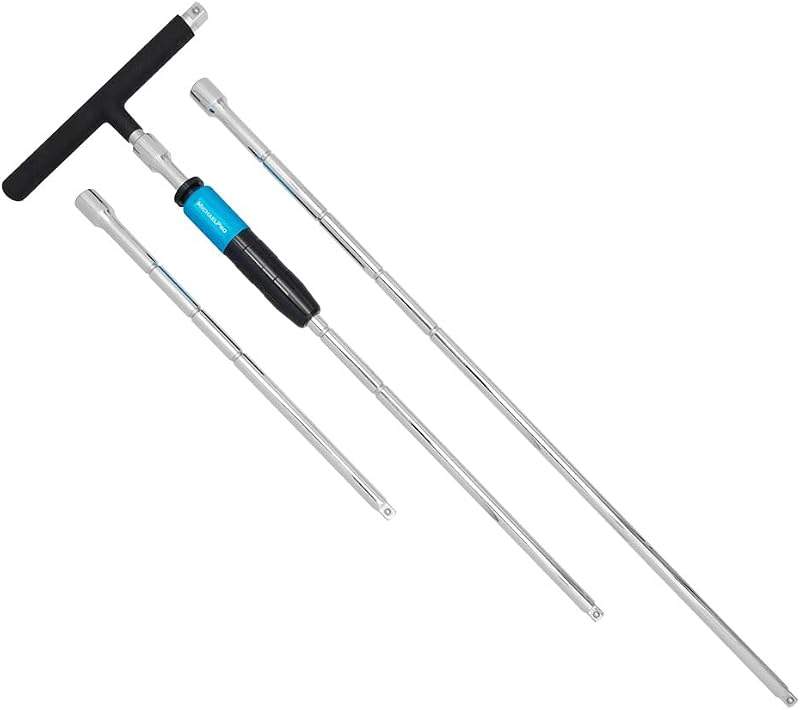 Set llaves T 3/8" 3 pzas 12-24" ajustables patentado