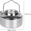 Hervidor acero inox para acampar té café estufa al aire libre