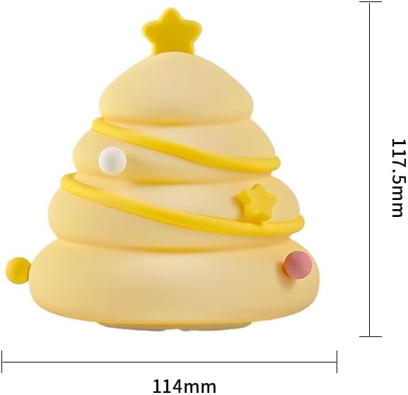 Luz nocturna LED para árbol Navidad recargable tactil