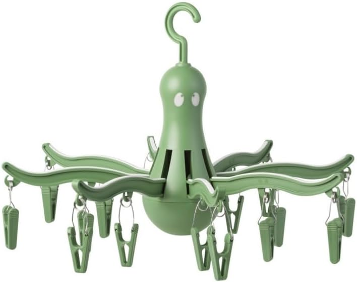Secador colgante pulpo 8 garras para ropa turquesa