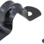 Abrazadera conducto 1/4pulg acero inox 304 correa 2 agujeros negro