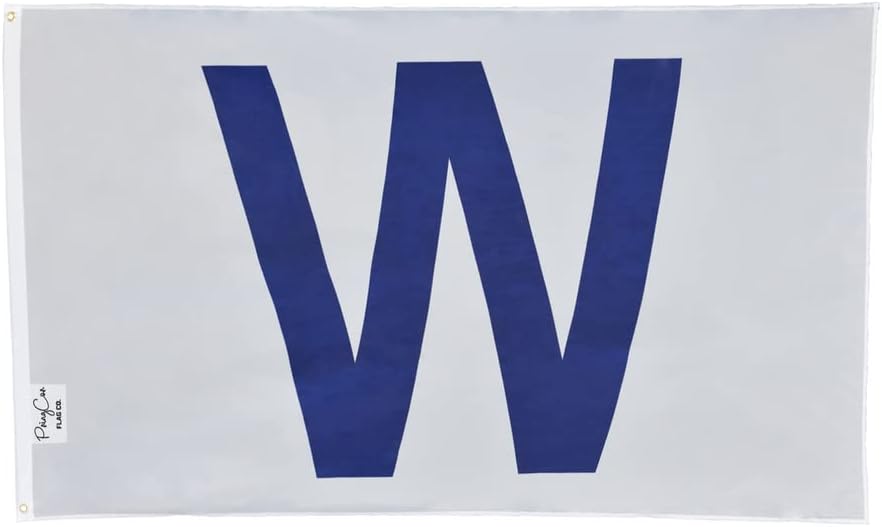 Bandera béisbol Chicago 3x5ft color blanco azul