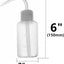 Botella lavado 5.1oz y 5oz boca estrecha sin derrames
