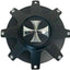 Tapa rueda Offroad Cross Logo Negro
