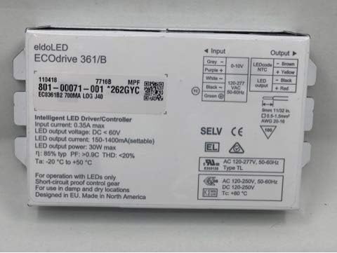 Controlador 30W 0-10V 1 canal corriente constante 55V