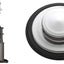Triturador basura acero inox STP-SS con tapón fregadero