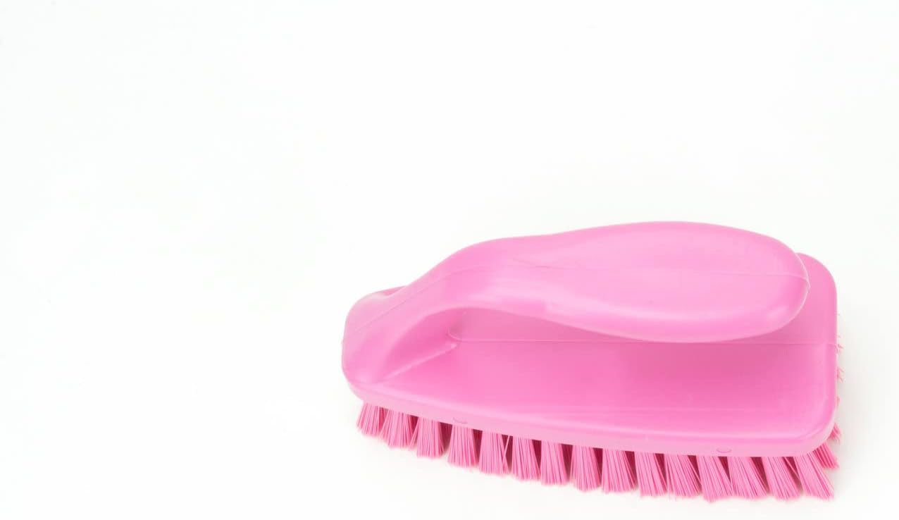Cepillo limpieza hierro cerdas rígidas cocina baño ducha 6pulg