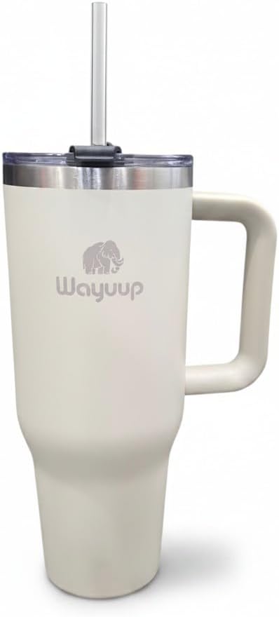 Vaso acero inox doble pared 40oz con popote antiderrap