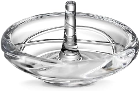 Soporte anillos cristal transparente
