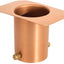 Adaptador canalón con perno latón para cadena de lluvia