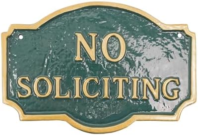 Placa no solicitando metal fundido pared comercial