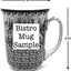 Taza cerámica bistro 16oz árboles de navidad