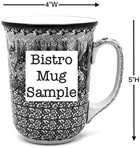 Taza cerámica bistro 16oz árboles de navidad