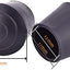 Puntas goma para patas estante negro 9/16pulg pack 16