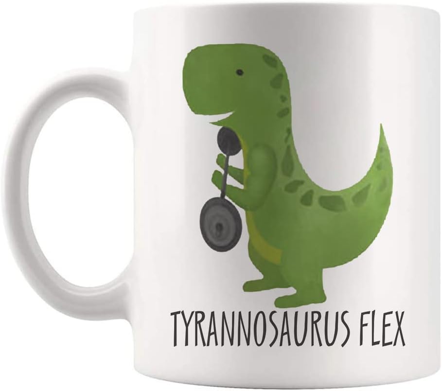 Taza entrenamiento T-Rex 11oz color blanco