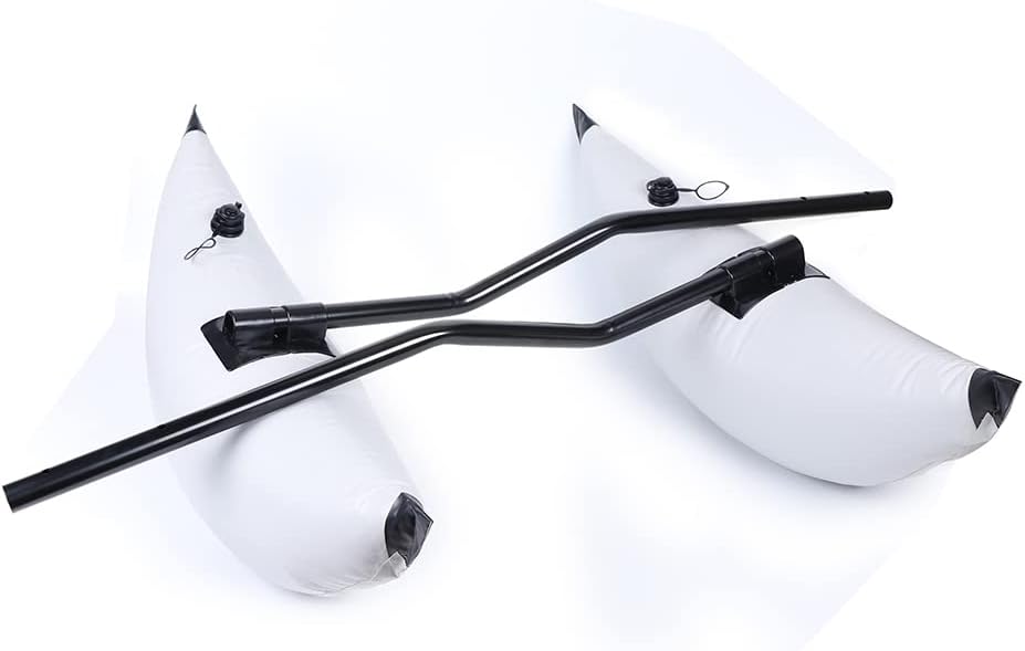 2 Estabilizadores inflables kayak PVC con barra pato