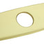 Cubierta grifo acero inox 10pulg para 1 o 3 agujeros color dorado