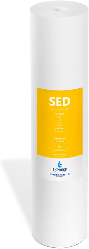 Filtro agua 5 micrones 4.5x20" SED alta capacidad