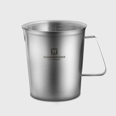 Taza medidora acero inox 18/8 con marcas oz/ml boquilla barista