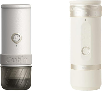 Máquina de café eléctrica portátil OutIn Mino con molinillo