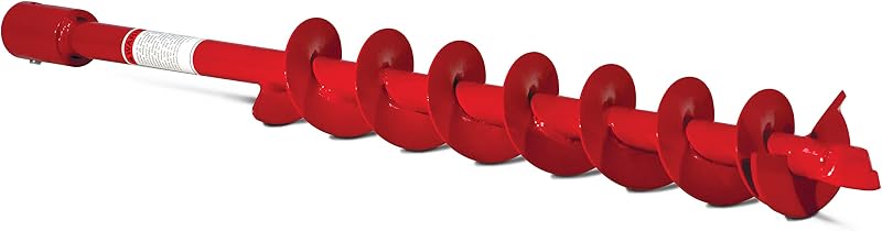 Barreno piso helicoidal 10x36pulg trépano flexible Rojo
