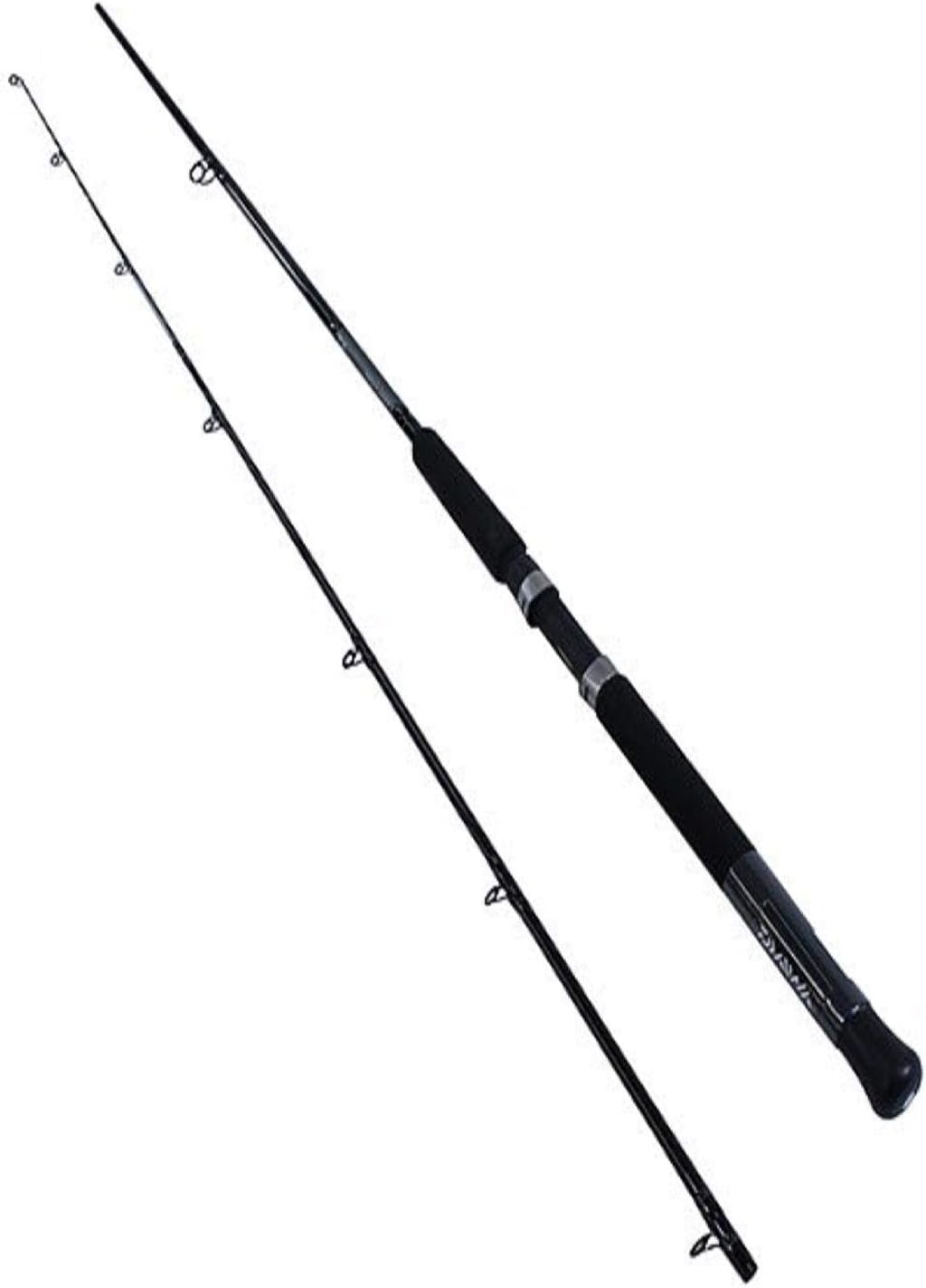 Caña arrastre 7'6" 2 piezas 10-20lb potencia media negro
