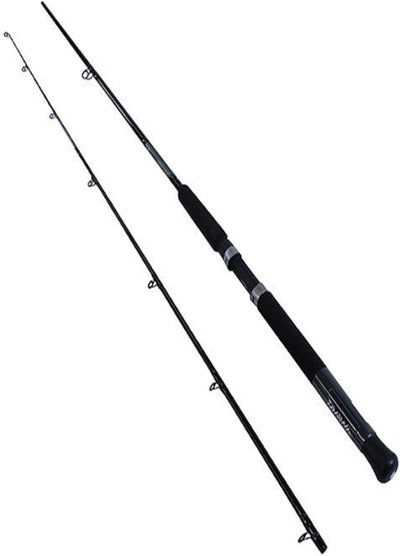 Caña arrastre 7'6" 2 piezas 10-20lb potencia media negro