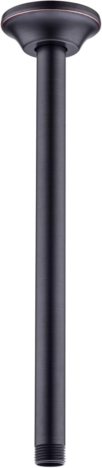 Brazo ducha lluvia techo 12pulg bronce aceitado