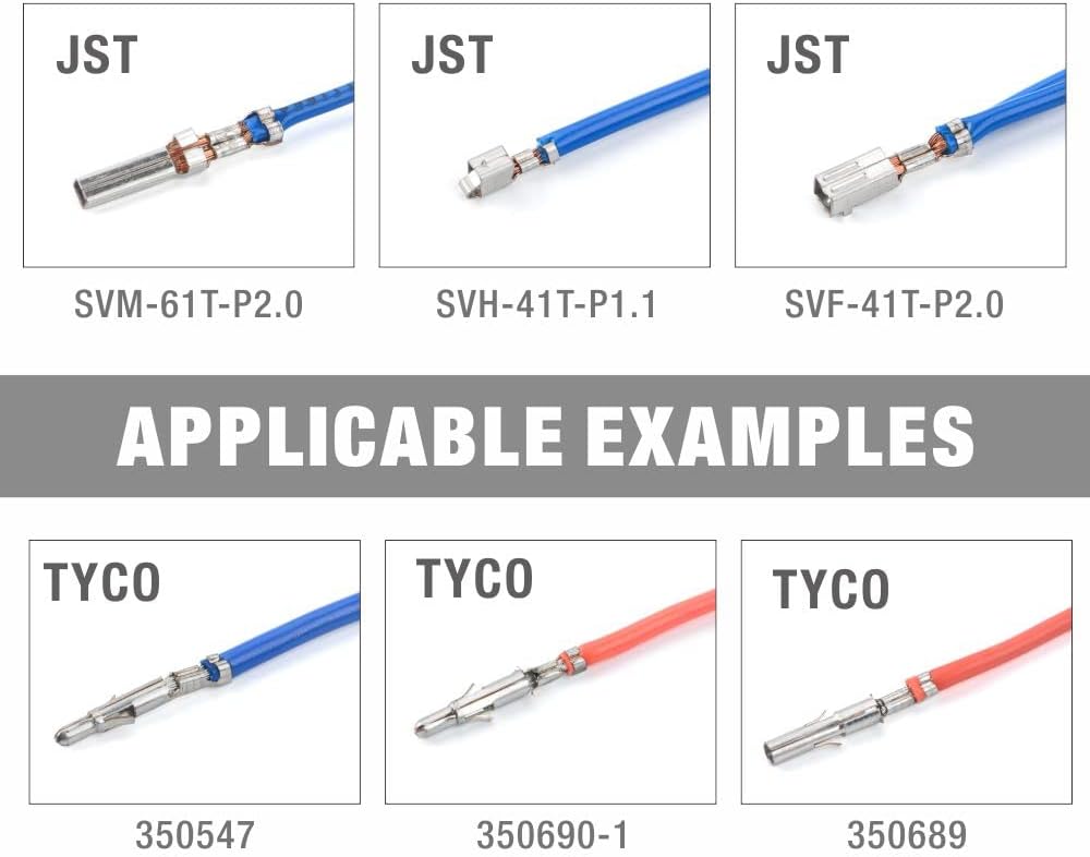 Herramienta crimpado terminal barril abierto Molex 24-14 AWG