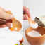 2 Cucharas Madera Mango Corto para Frascos Accesorios Cocina Caqui