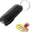 Linterna llavero USB recargable 55 lúmenes negro