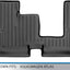 Alfombrillas tercera fila negro VW Atlas 18-25