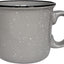 Taza cerámica 14oz set 4 color gris estilo campamento