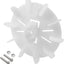 Hoja ventilador motor 5pulg plástico blanco 10 paletas